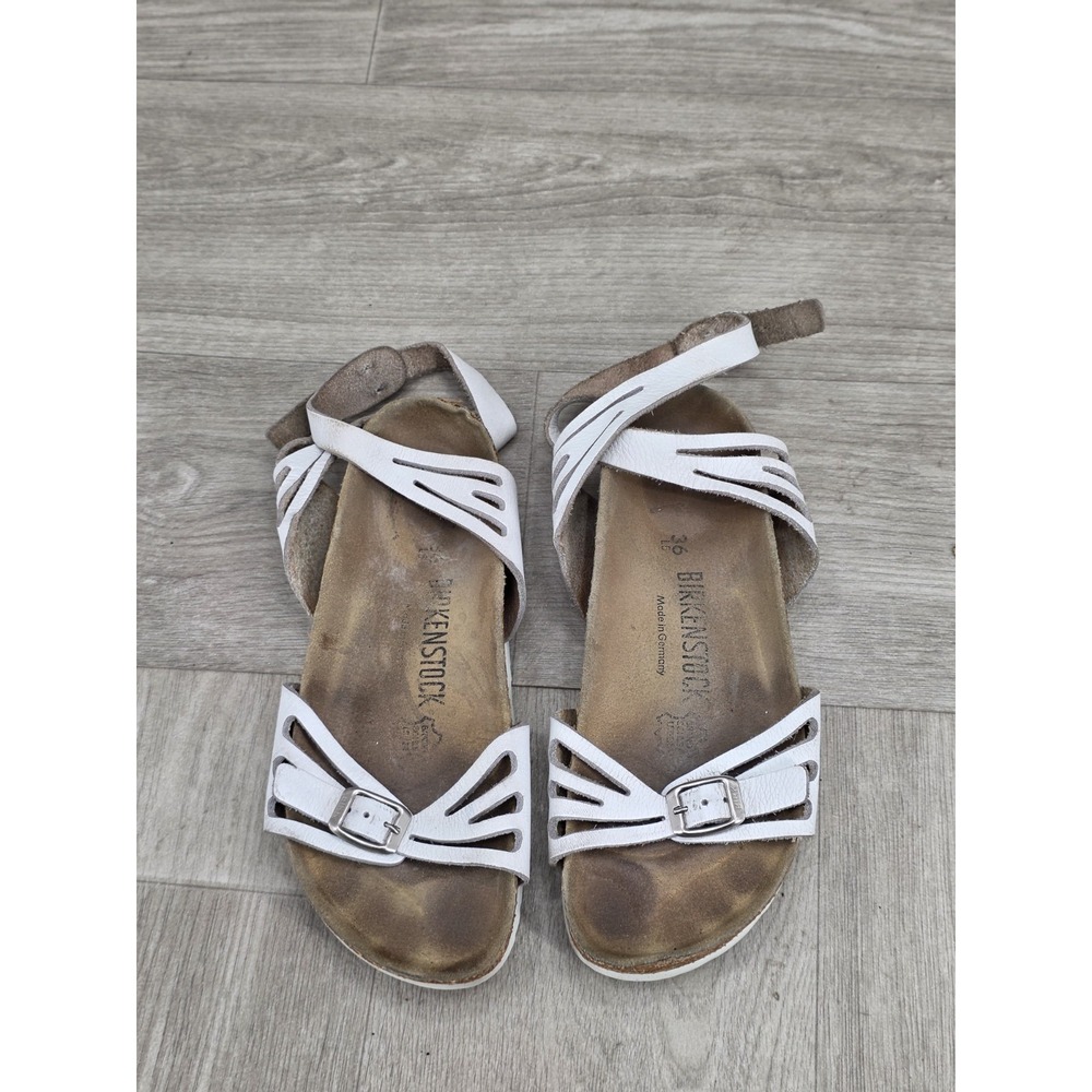 RARE Birkenstock Palma White EU 36 US 5 Discontinued Model Collector